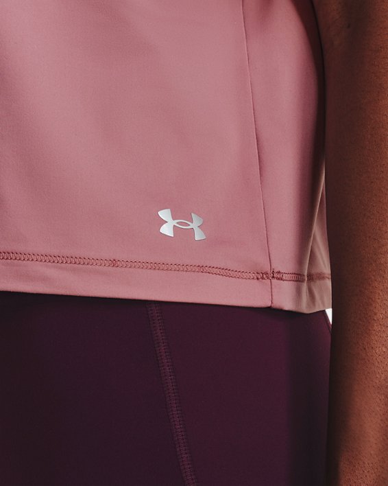 Women's UA Meridian Short Sleeve in Pink image number 3